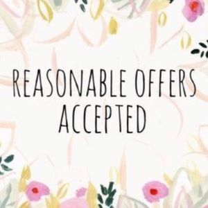 Reasonable offers accepted on individual items.